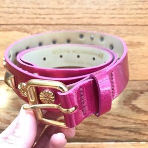 MATTHEW WILLIAMSON for H&M Belt Pink / Gold 35 36